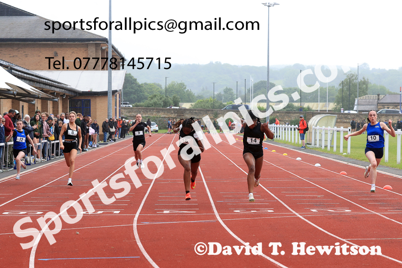 Sprints, 2026 Northumberland Schools Track and Field, Wentworth, Hexhan. Photo: David T. Hewitson/Sports for All Pics